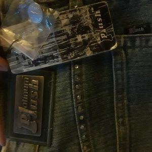 Platinum plush jeans